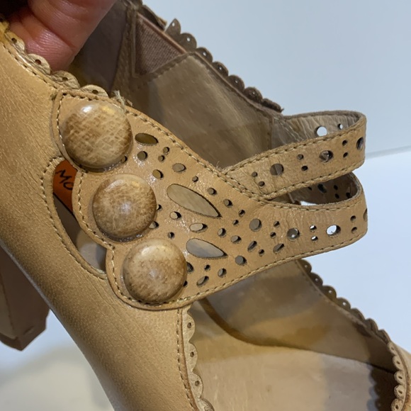 Miz mooz tan Laser cut dress pump Starla - Picture 14 of 16